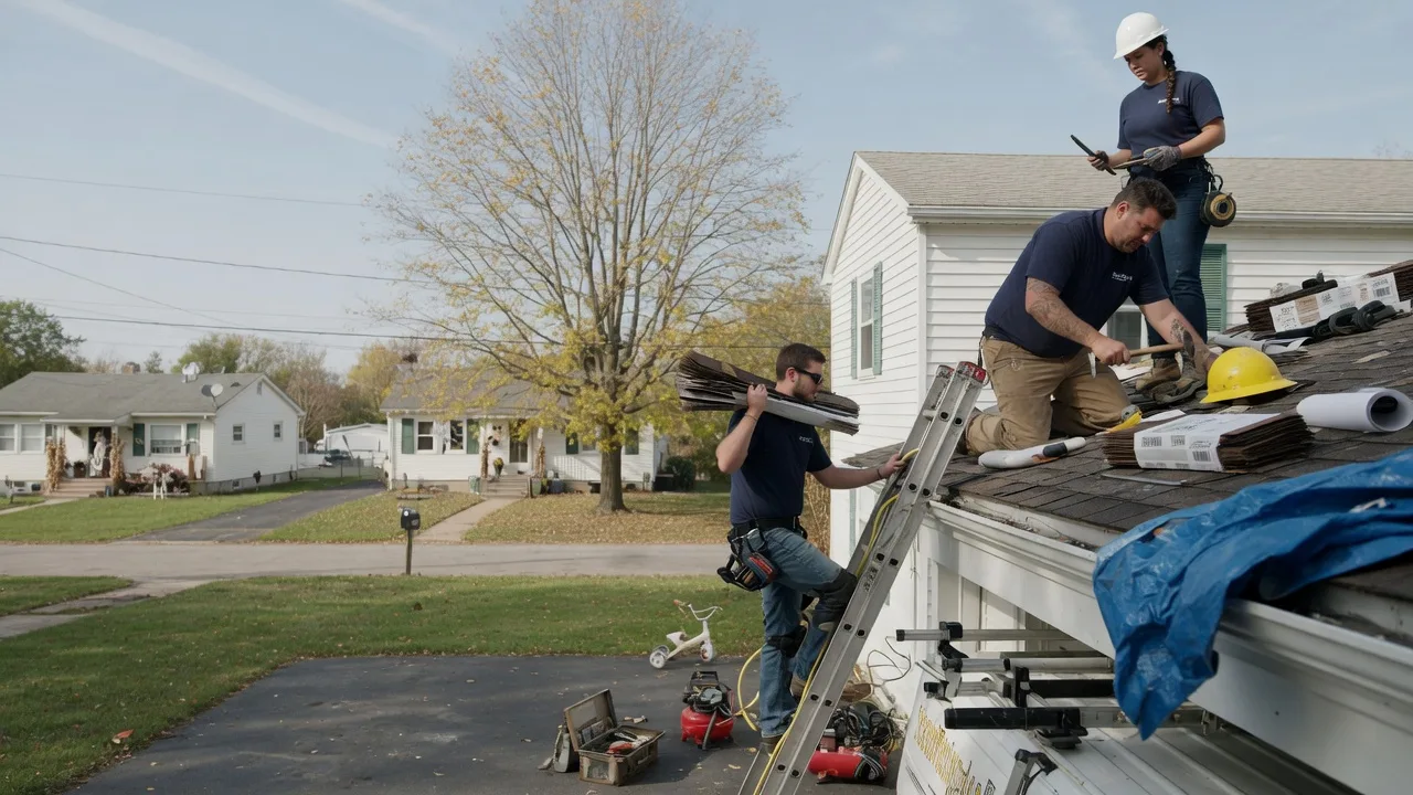 Local Roofing Contractors in Lawrenceville, IL near me